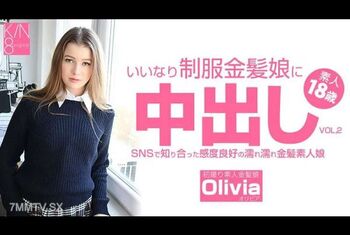 [HEYZO-3262] Olivia [Olivia] 복종하는 제복을 입은 금발 소녀로 변신한 크림피 SNS에서 만난 좋은 감수성을 가진 젖은 금발 소녀 VOL2 Olivia