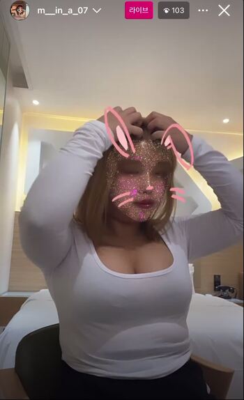 민아 실시간 인스타 라방