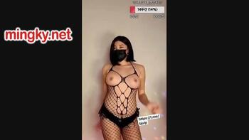 육덕BJ 망사입고 살빼는 댄스방송