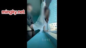 오피스텔 창가에서 ~ 뒤치기를 선호하는 주양부부